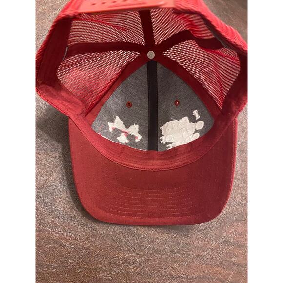 Mandatoryfunday I Exist Out of Spite Trucker Hat Red Mesh Snapback Letkemann - Picture 4 of 5